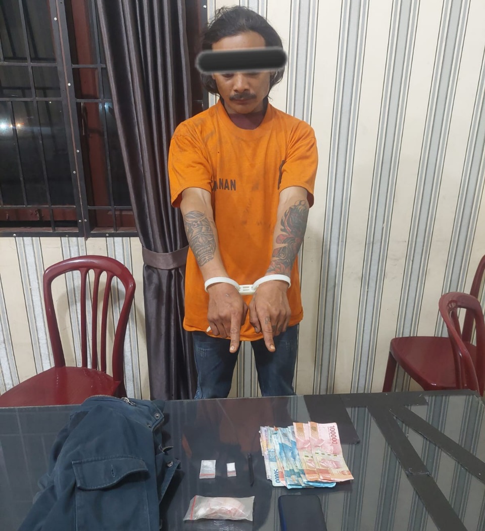 Bandar Besarnya Entah Kapan Ditangkap..?? Bawa Sabu, Buruh Bangunan Diciduk Polres Tanah Karo..!!