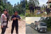 Digerebek Poldasu..!! Nyaris Bentrok dengan Terduga TNI, Tambang Emas Ilegal Madina Hasilkan Rp 1,5 M Per Hari..!!