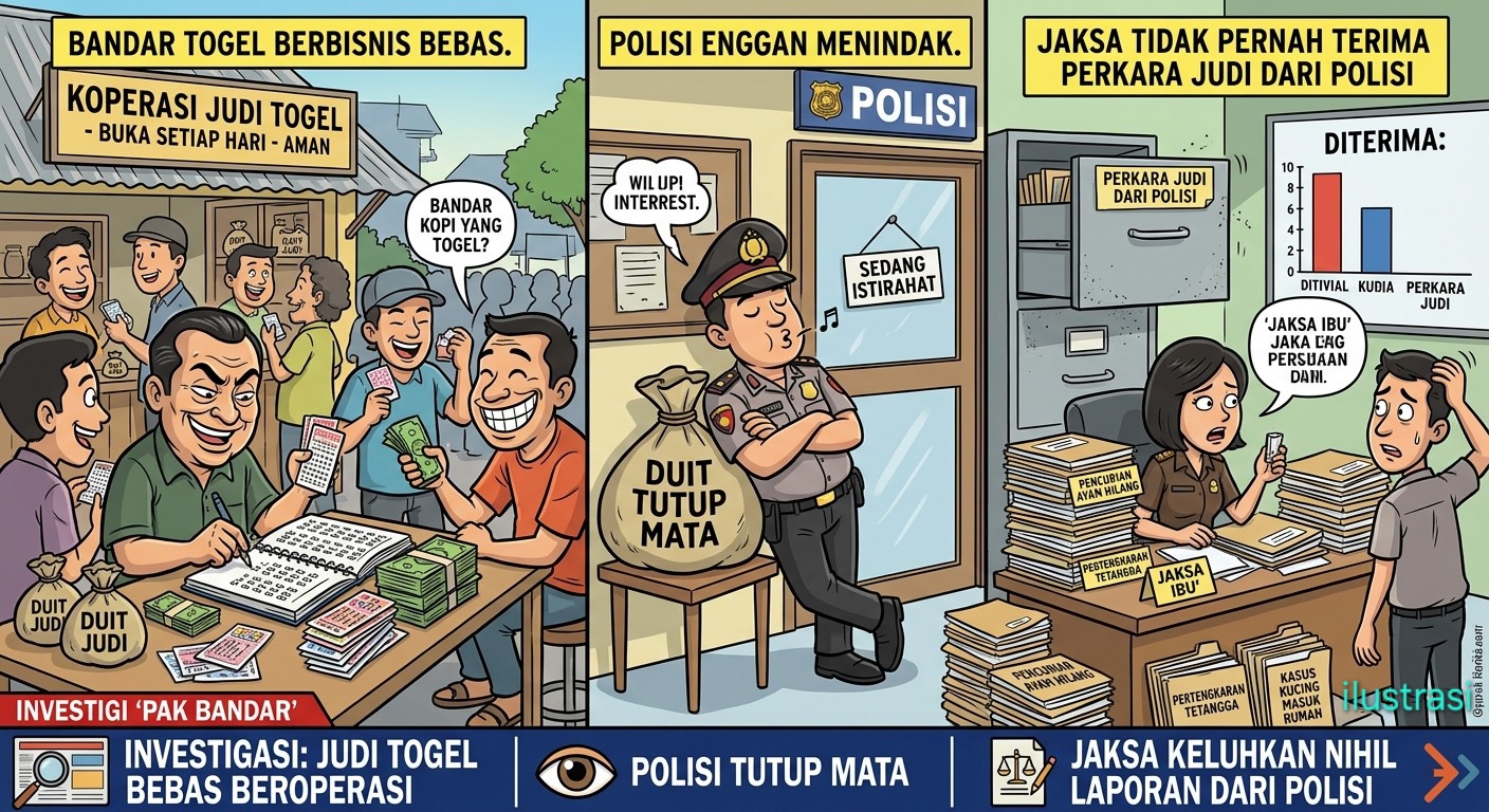 Polresta Deli Serdang tak Bernyali..!! Sibiru-biru “Dikuasai” Tiga “Dewa Judi”, Uang Rakyat Habis “Digerogoti”, Jaksa tidak Pernah Terima Kasus Judi dari Polisi..!!
