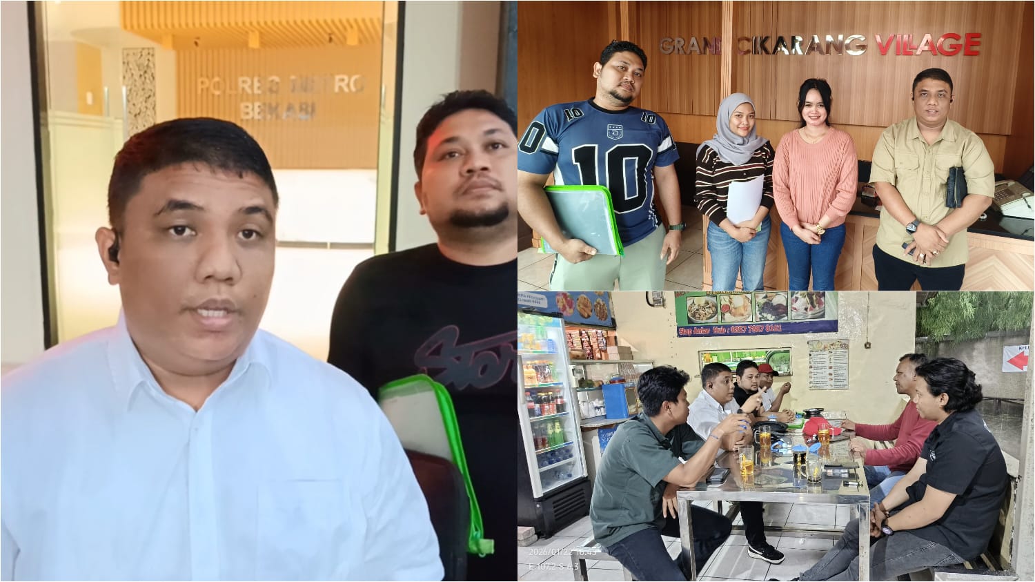 Ada Apa dengan Polres Metro Bekasi..?? Setahun Kasus Penipuan tak Kunjung Tuntas, Korban Mau Mengadu ke Komisi III DPR..!!