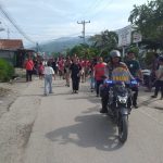 Jumat Agung..!! Prosesi Jalan Salib Kabupaten Karo Dikawal Polres Sejak Pagi..!!