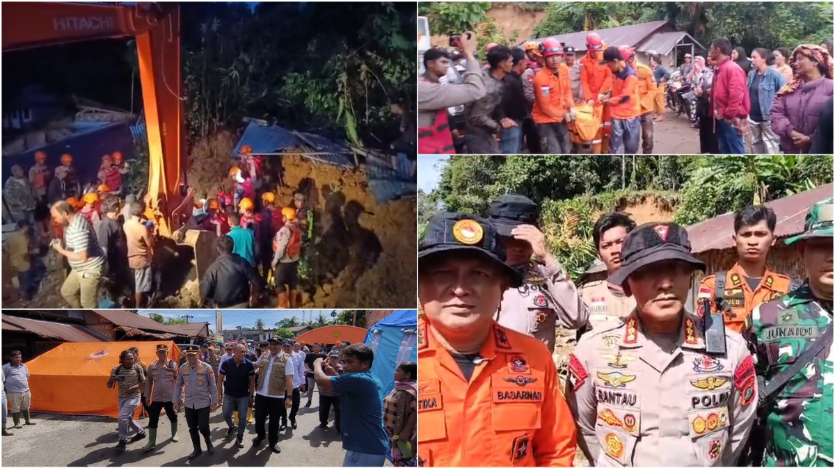 Pengusaha Berhati “Dewa”..!! PT Key Key Cahaya Gemilang dan Baktina Bantu Alat Berat-Ambulance Evakuasi Korban Longsor Sembahe..!!