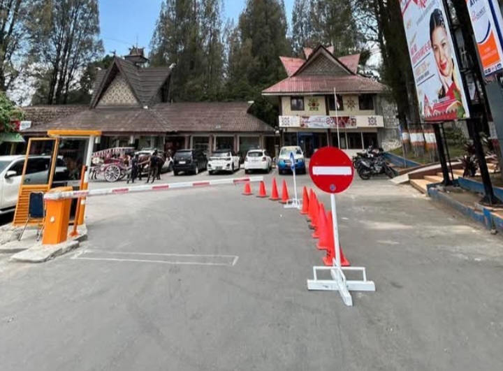 Genjot PAD..!! Pemkab Karo Optimalkan Gate Parkir Otomatis di Open Stage Berastagi..!!