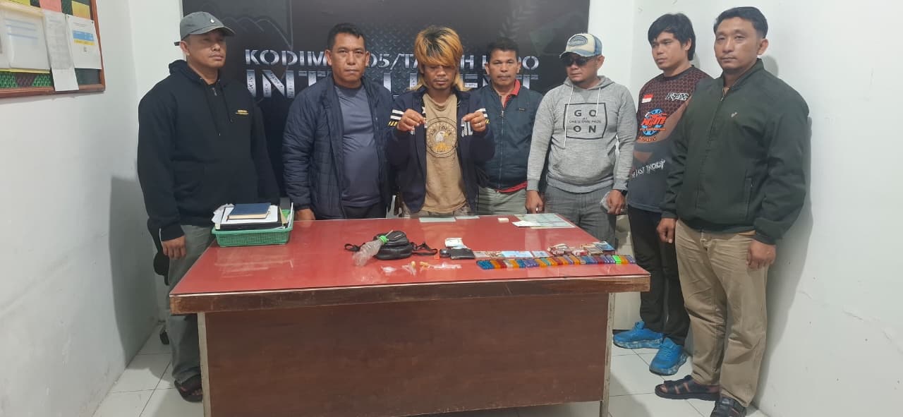 Kek Gini kan Paten Laee..!! TNI Kodam I/BB dan Jajaran Tangkap Pengedar Sabu di Kabanjahe Karo..!!