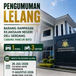 Buruann..!! Kejari Deli Serdang Lelang 1 Mobil dan 3 Sepeda Motor Pada 27 Juli 2026..!!