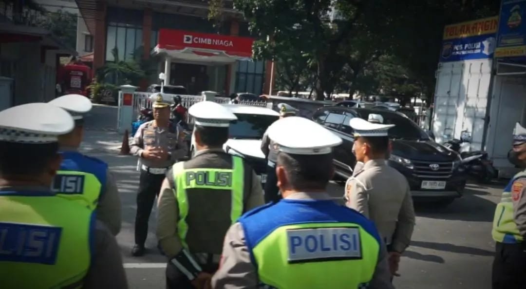 Gaspol Pak Poll..!! Satlantas Polrestabes Medan Turunkan Tim Tilang Jalanan Buru Pengendara Tanpa Helm dan Knalpot Brong..!!
