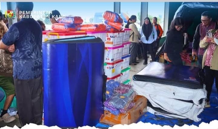 Jangan Ditilep Yaa..!! BNPB Kirim Bantuan untuk Pengungsi Gunung Sinabung..!!