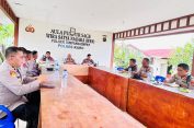 Rakor Erupsi Sinabung..!! Kapolres Tekankan Pentingnya Keselamatan Jiwa Warga dan Anggota Polri..!!