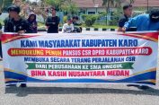 Ngerii..!! AMKAK Demo, CSR Karo Nyasar ke Medan, Rp 8 M Lebih Dana Lahan BDLUT Belum Dibayar..!!