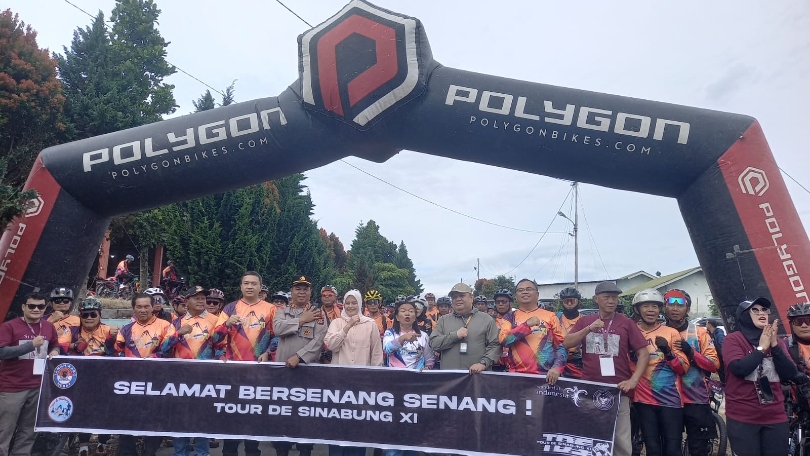 Hati-hati di Jalan Yaa..!! Gowes Bareng Tour de Sinabung XI Tahun 2026 Diikuti 800 Peserta..!!