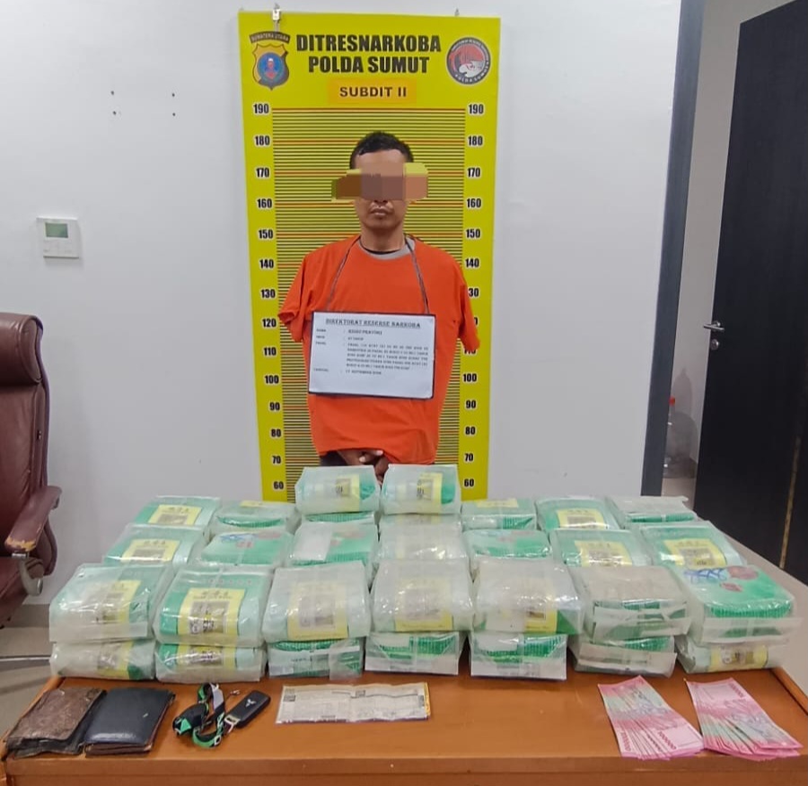 Mantap Pak Poll..!! Pengiriman 44 Bungkus Sabu dari Aceh ke Belawan “Dipatahkan” Polda Sumut, Dua Pelaku Ditangkap..!!