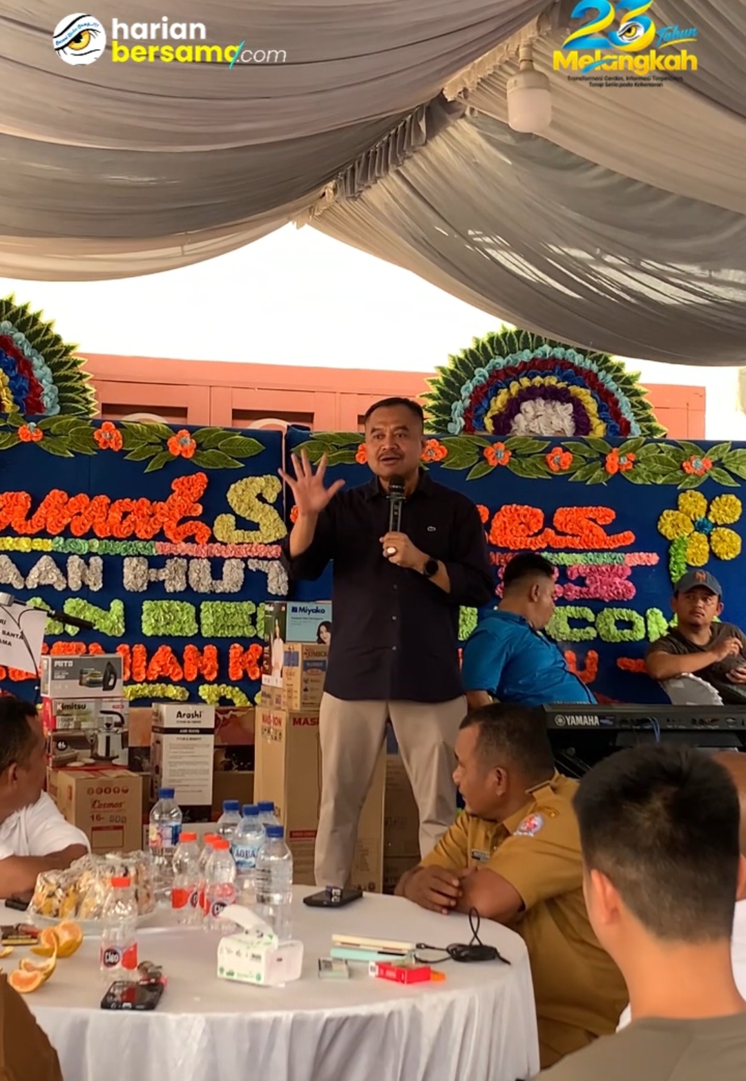 HUT ke 23 harianbersama.com..!! Ketua PWI Sumut: Selain Pintar, Wartawan Harus Profesional dan Beradab..!!