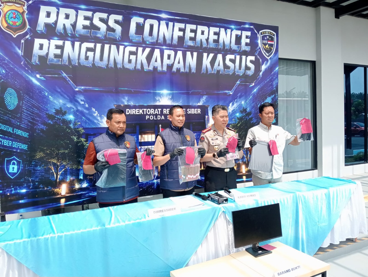 Berguru ke Kamboja..!! Pemilik Situs Judol dan Kaki Tangannya Diciduk Ditsiber Polda Sumut..!!